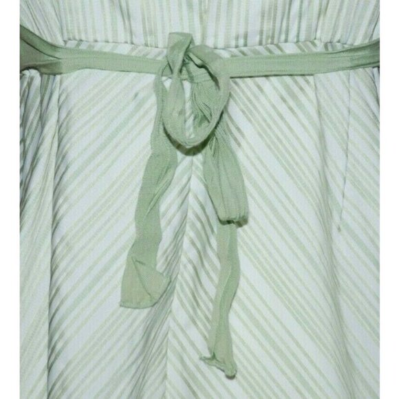 Motherhood Maternity Ladies Dress Size L Adjustable Straps Back Zipper Belted - Picture 6 of 9